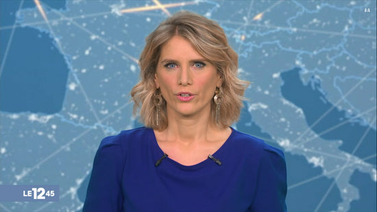 Laurie Desorgher en Phalaenopsis sur M6 pour le 12 45