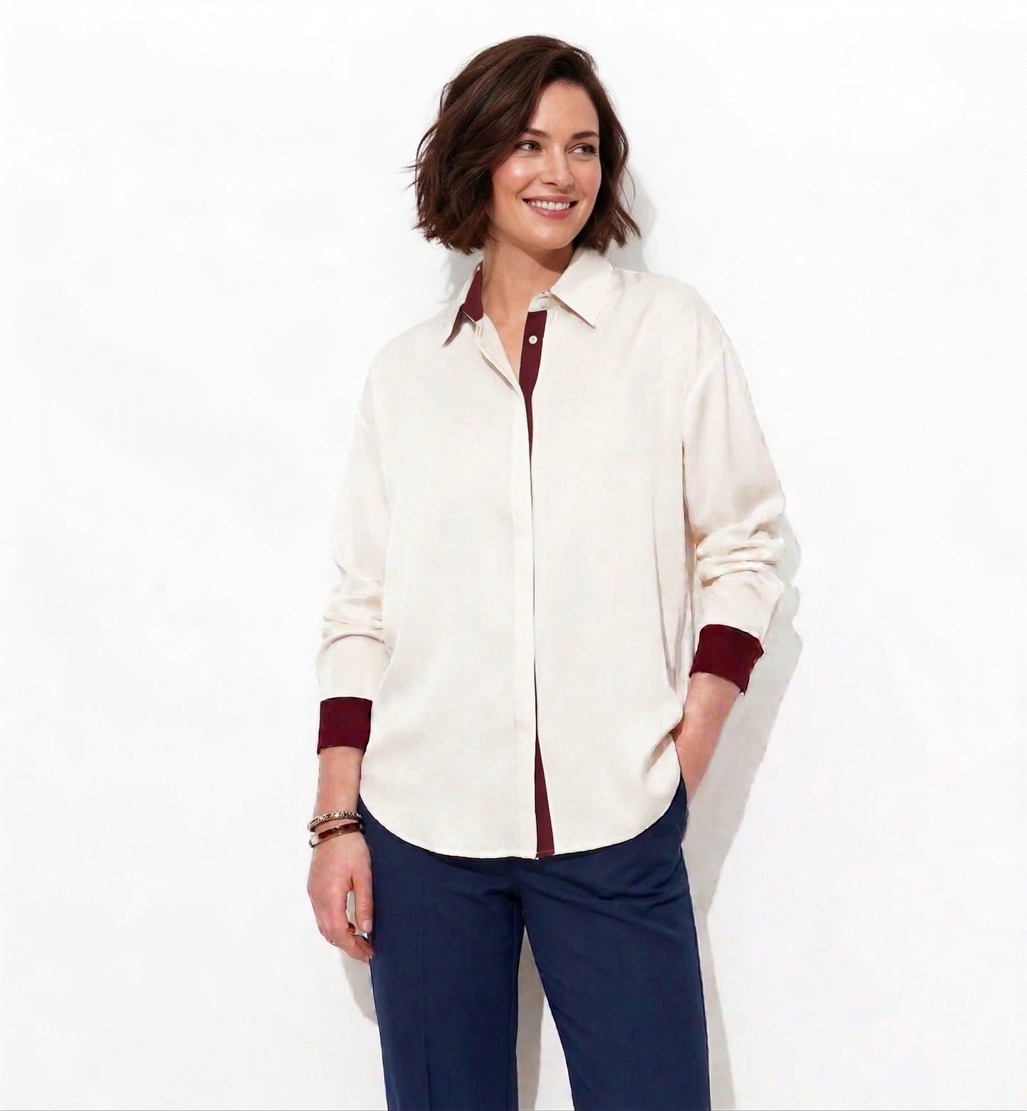 Chemise ADELE bicolore - Dernières pièces !