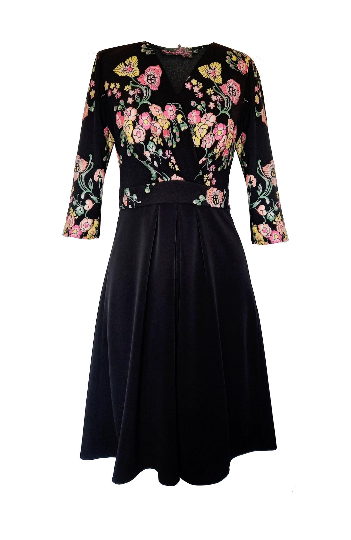 Robe MATISSE floral - Edition limitée - Phalaenopsis Paris