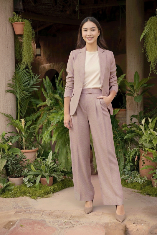 Ensemble_Tailleur_Veste_droite_ADONIS_rose poudré