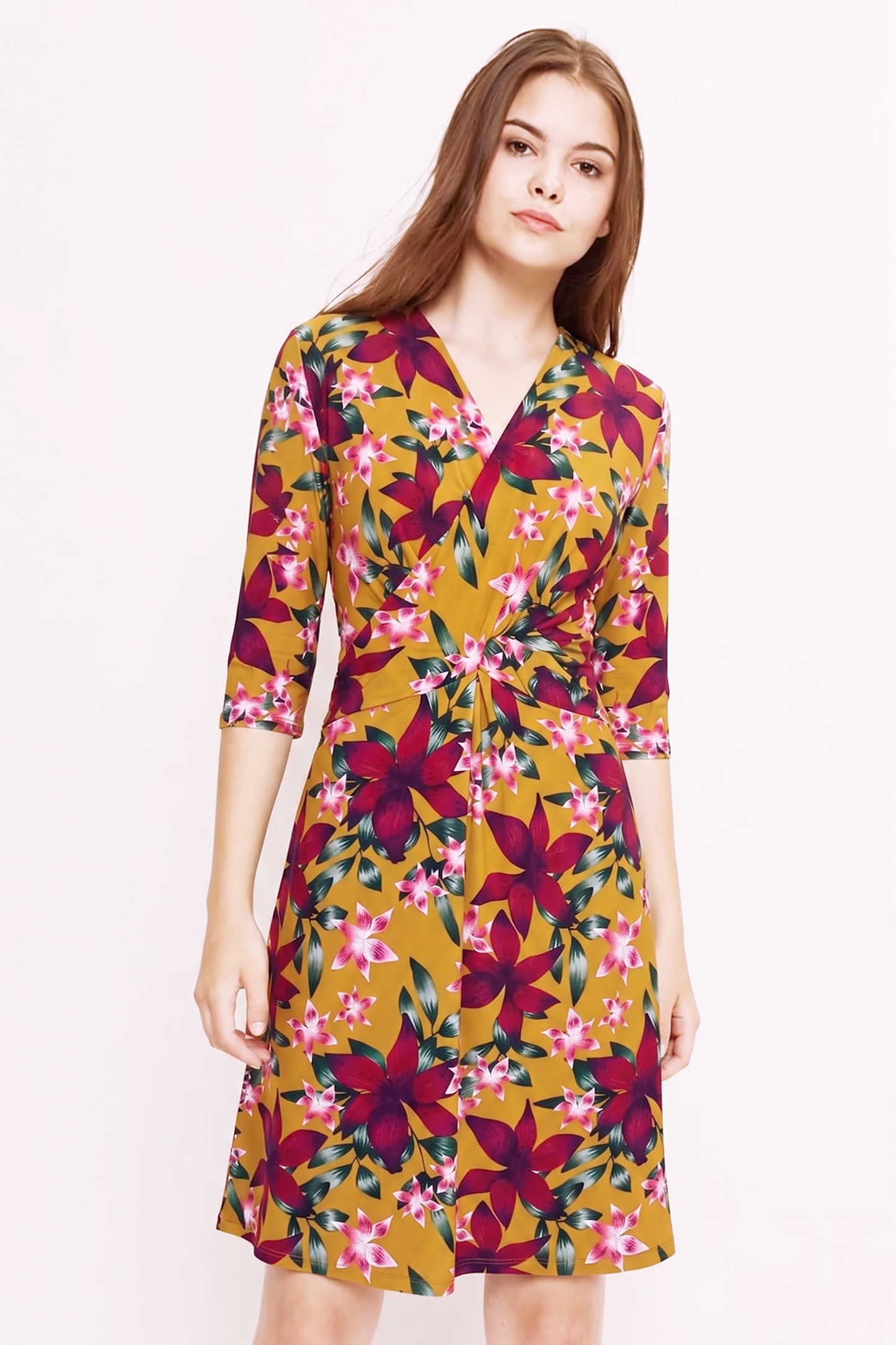 Robe ROSALIE lily flowers - Dernières pièces !