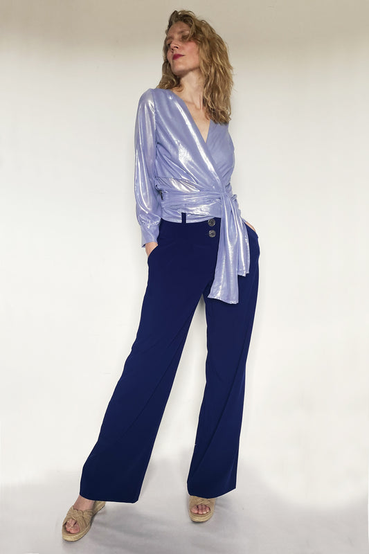 Cache-coeur ZOE irisé gris - Dernières pièces !